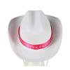White Hat Costume Accessories Western Cowboy Hat Multipurpose Decoration for Kid Girl Costume Cosplay Props Ornament
