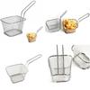 Mini Fryer Basket For Perfectly Crispy French Fries Fried Chicken Durable Easy To Clean