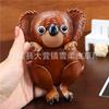 First Layer Cowhide Creative Small Koala Change Bag Koala Bag Cute Hand Bag Key Bag Birthday Gift