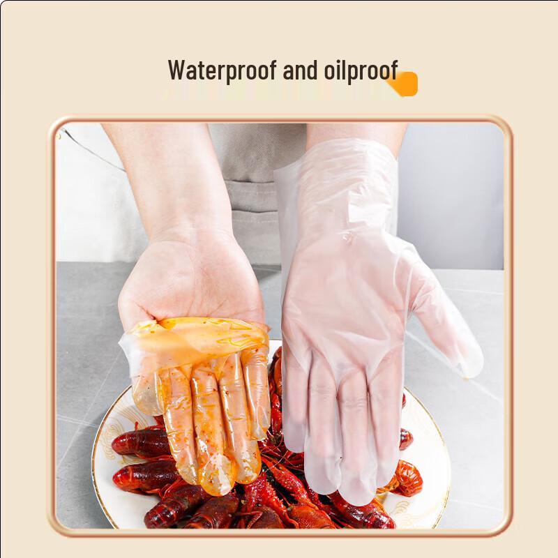 Titanfine TPE Lebensmittelgeeignete Einweg-Handschuhe