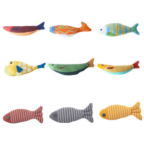 Cat Toys Fish Shape Catnip Toy Chew Resistant Relieves Boredom And Anxiety Cat Toy Soft Texture Interactive Toy for Pet Oral Care