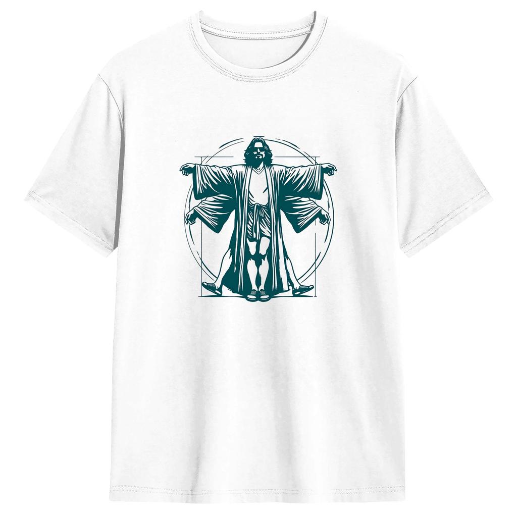 DDude The Big Lebowski TShirt Beach Cotton TShirts For Adult Leisure Pattern Tee Shirt Short Sleeve YK Basic Tees