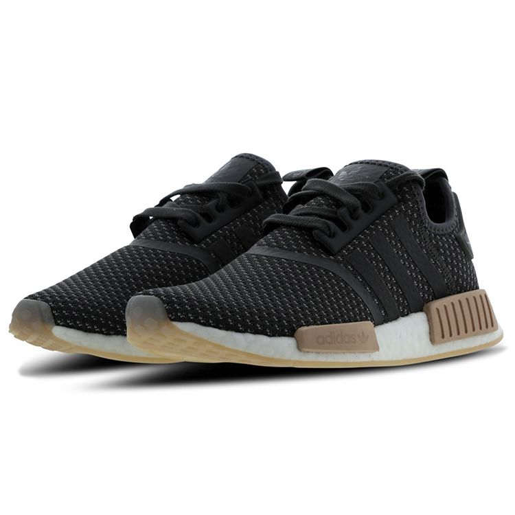 adidas Originale NMD_R1 Leicht Atmungsaktiv Retro Lässig Laufen Damen Sneaker Schwarz Weiß Braun BB9091