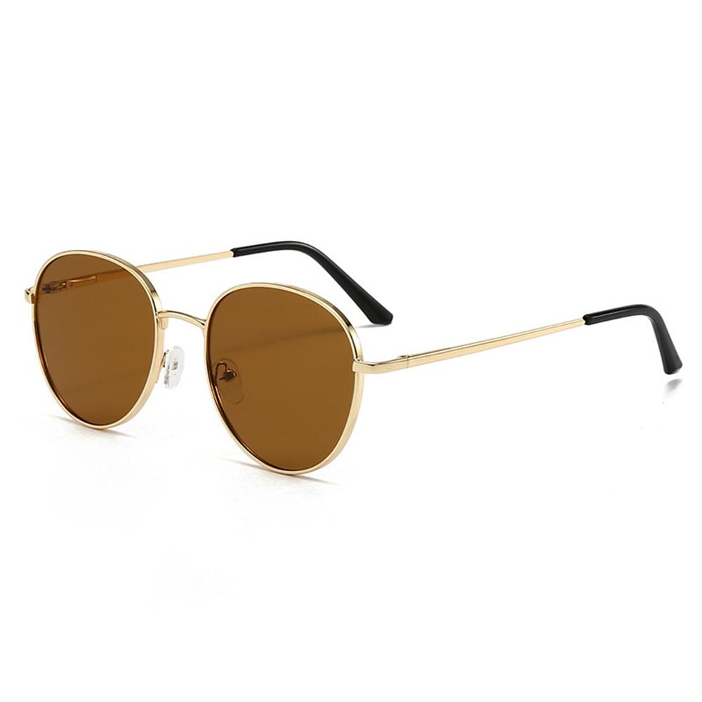 Eyewear Metal Frame Sunglasses Shades Round Sun Glasses For All-Season Unisex Casual