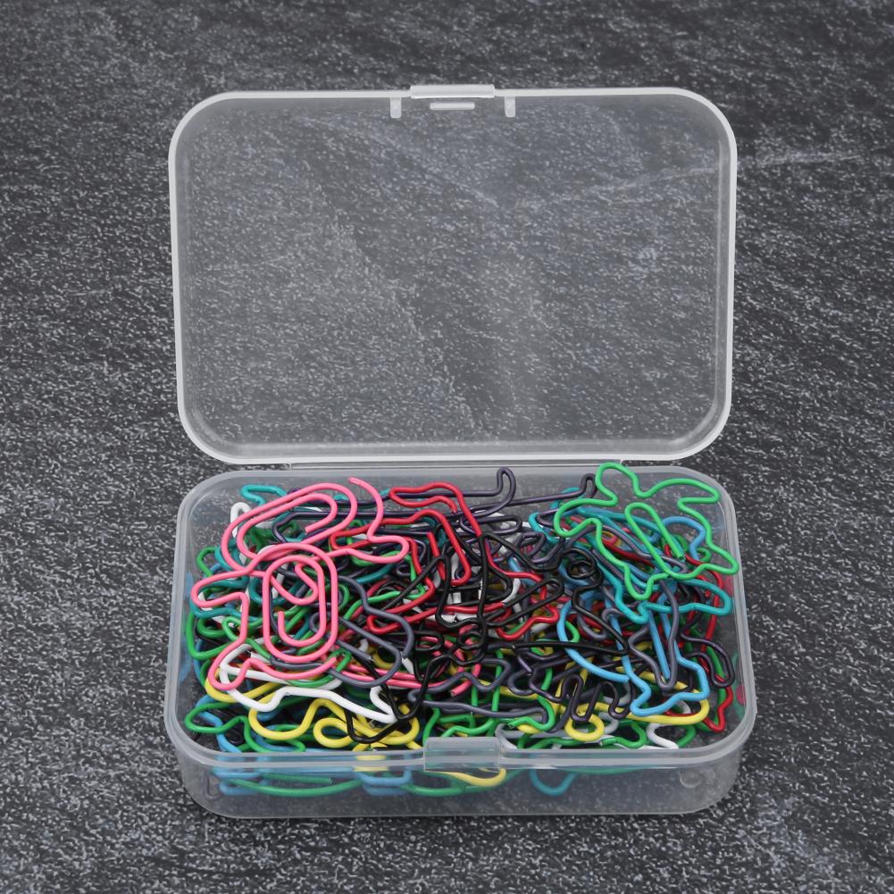 60pcs/box 12 Kinds Cute Animal Shaped Paper Clip Memo Note Clips School Office Supplies