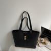 Casual Retro Bag, Women's Large-capacity Commuter Single-shoulder Bag, Color-matched Stylish Underarm Tote Bag