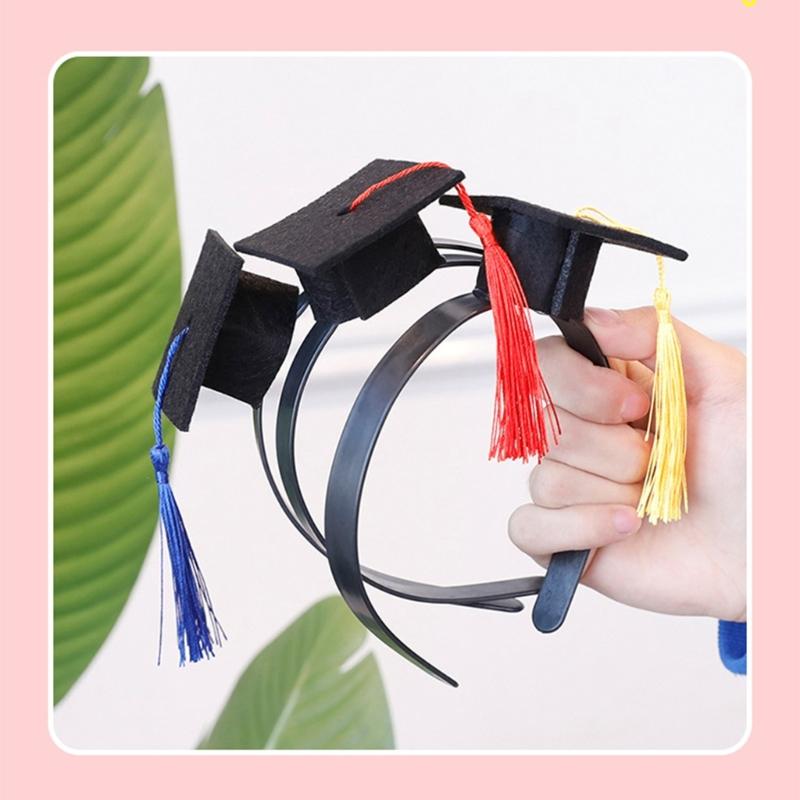 Graduation Season Hair Clip for Student Graduation Hat Hairband Party Supply