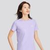 Skechers Moisture Wicking Breathable Quick Dry Solid Color Regular T-Shirt Women tops P223W059-00EW