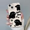 Applicable iPhone17promax Cute Cartoon Puppy Space Phone Case Apple 16 Transparent 15/14 Fine Hole X