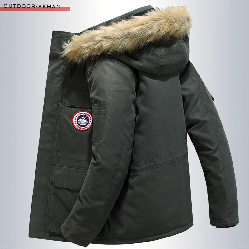 Men's Camouflage Windproof Waterproof Warm Outdoor Cotton Coat, Large Size Winter Jacket 5928