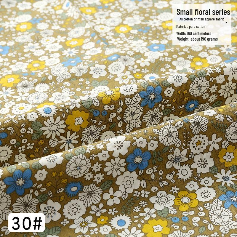 Strictly Selected Floral Print Cotton Twill Fabric for Baby Dress & Kids' Bedding