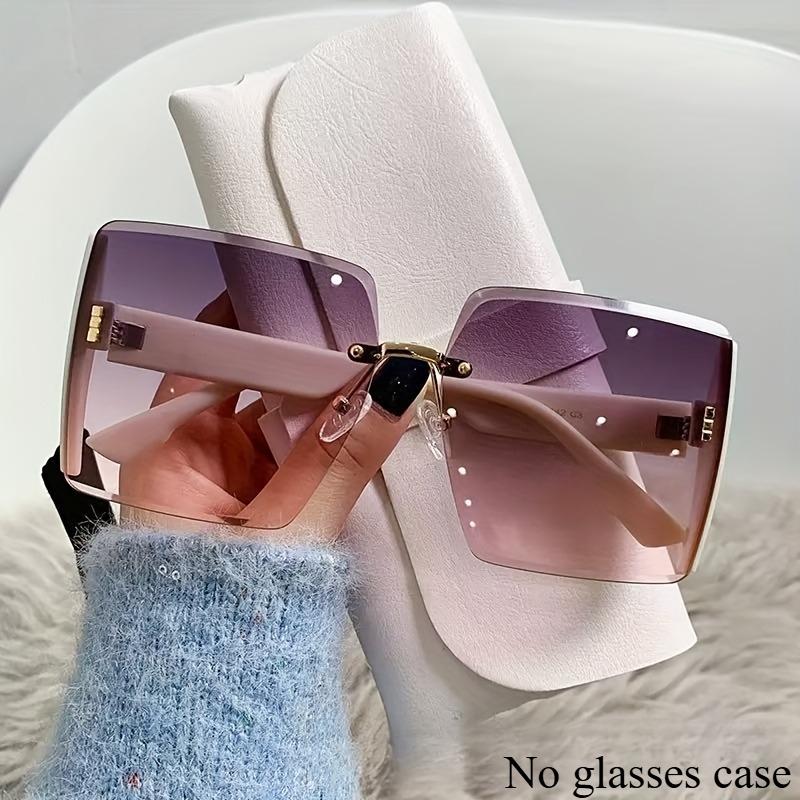 

Ретро квадратные очки Популярные очки с большой оправой Поляризованные очки Подходят для женщин