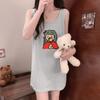 Women's Summer Sleeveless Vest Sleeping Dress Girls Sexy Halter T-shirt Dress