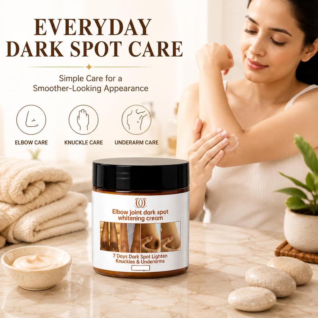 Elbow Dark Spot Whitening Cream for Knuckles Knees & Underarms 100g