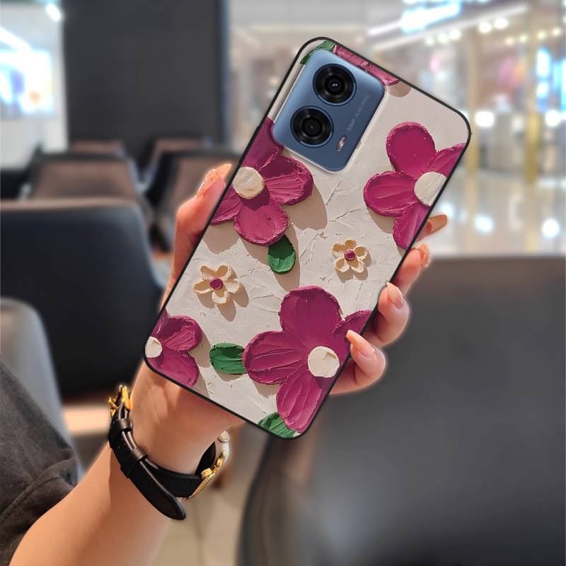 Waterproof Anti-knock Phone Case For MOTO G24 Power Back Cover Phone Pouch Fashion Design Graffiti Dirt-resistant Cute