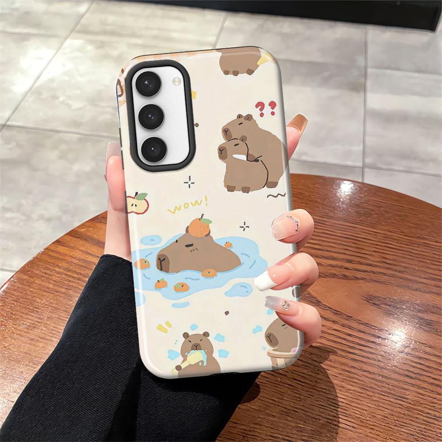 Capybara Cute Cool Soft Cover Capa Phone Case for Samsung Galaxy S25 A16 S25Ultra A36 S20 FE S23 S24 Ultra A56 S23Ultra A26