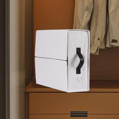 Bed Sheet Organizer Storage Bin Box Bedding for Queen or King Sheets