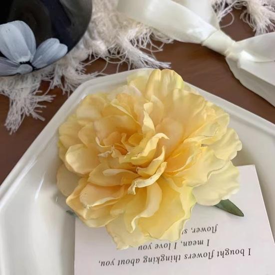 Hairpin Realistic Flowers Decor Secure Grip Lightweight Hair Clip Side Bang Hair Pin