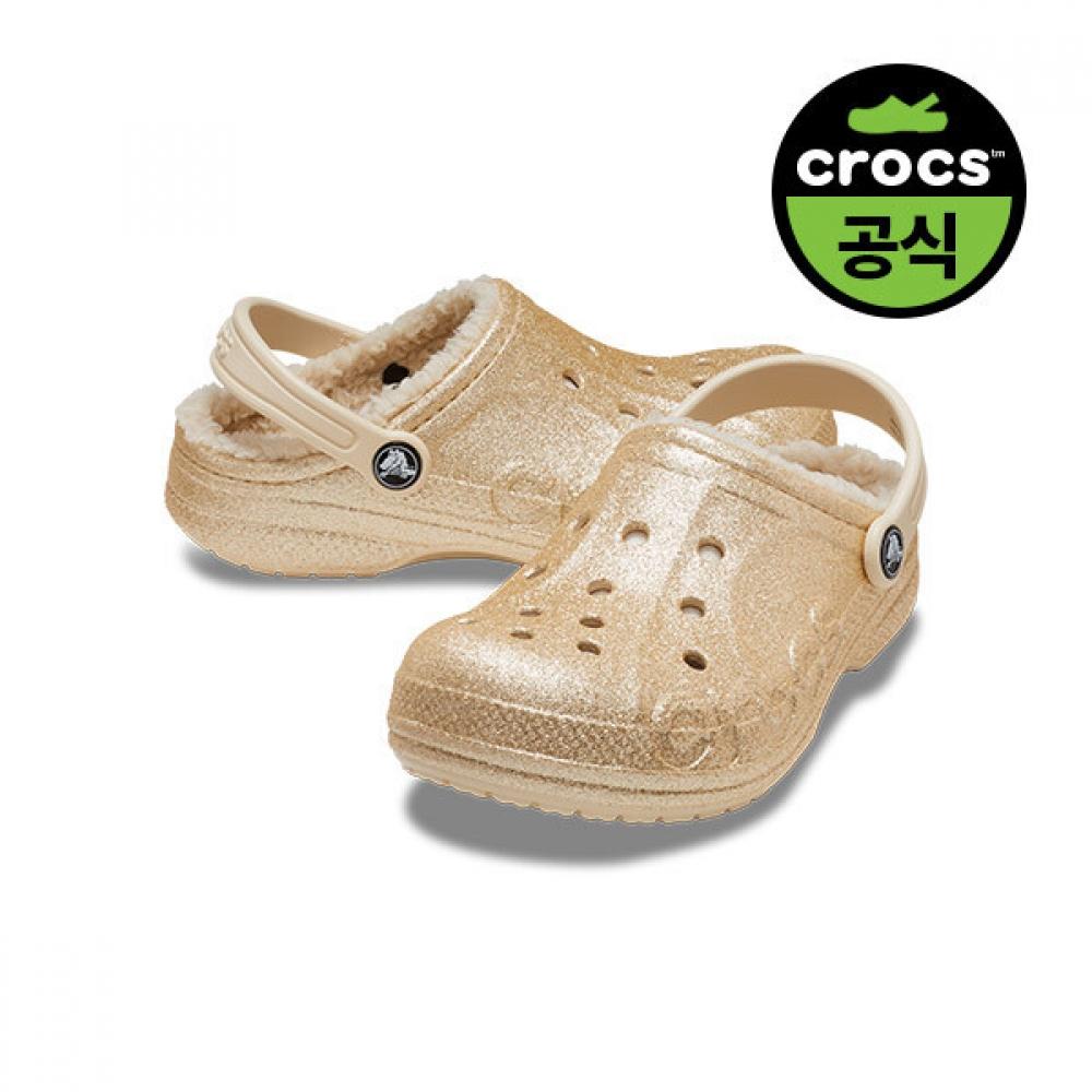 

Crocs Baya Lined Glitter Clog K Wt WINTER WHITE(Z11S)/J1