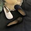 New Retro Spring and Summer Literary Single Shoes Flat-soled Casual Shallow Mouth Soft Sole Mother Pedal