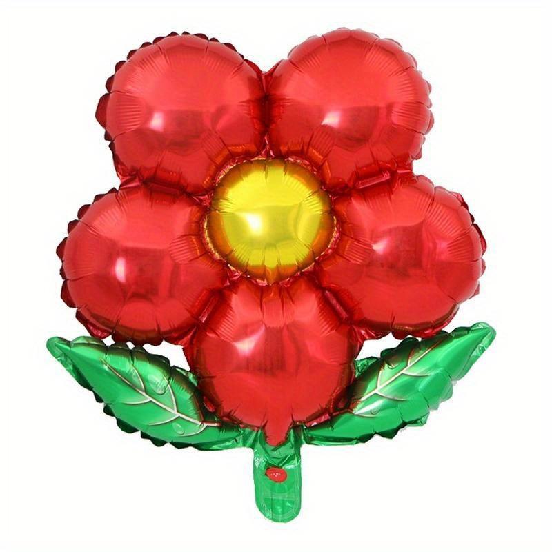 10Pcs 18Inch Flower Foil Balloons Leaf Flower Baloon Birthday Party Wedding Decorations Party Suplies