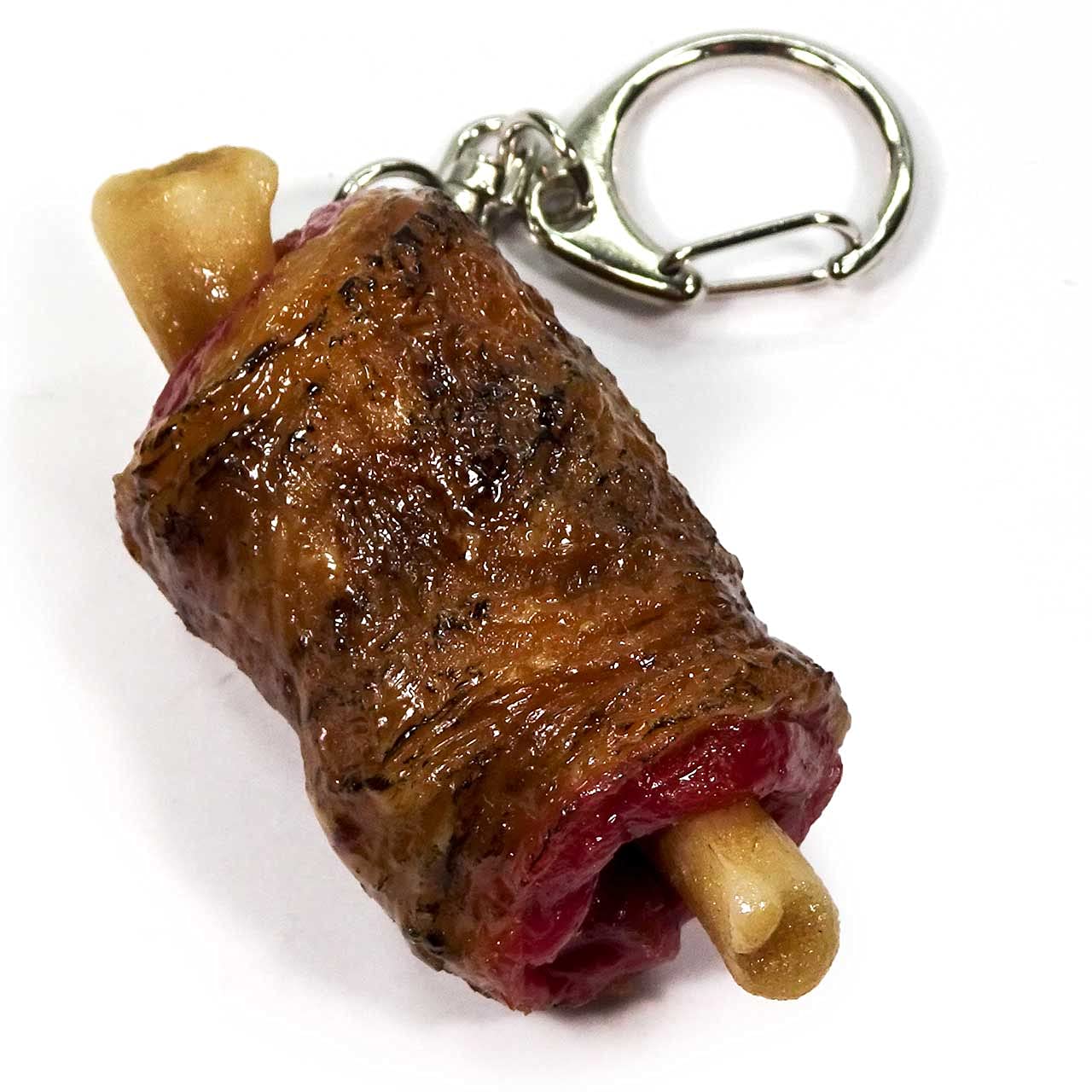 

Food Sample Keychain Edible Cartoon Meat 332K [Coconut Accessories] -