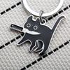 Black Kitten Key Chains Jewelry Decoration Jewelry Gift Key Holder Cartoon Cat 1pc Car Keyring Keychain Cute Pendant Cat  Jewelry