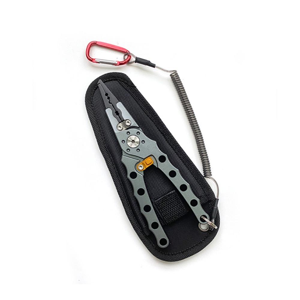 

Side Cutters Fish Controller Aluminum Alloy Top Ring Control Pliers Durable Lure Pliers