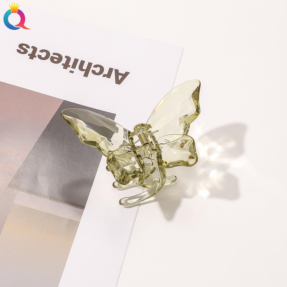 8 Style Transparent Mini Hair Pins Claw Crab Girls Women Barrette Acrylic Butterfly Hair Clips Korean Hair Accessories