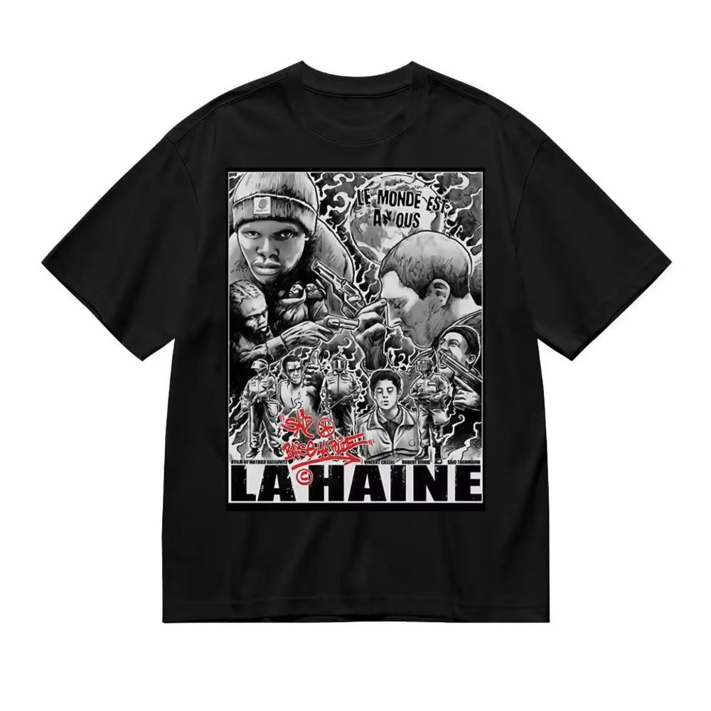 UnisexS TShirt Featuring The French Film La Haine Classic Inspired By The Protest Movie Perfect for Casual Wear Film Enthusiasts S
