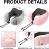 Travel Pillow U Shaped Neck Cushion Neck Cervical Airplane Pillow Support Travel Essentials for Travelling Rest Car Train Home