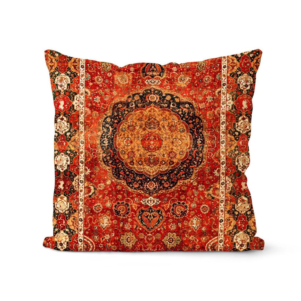 Retro Abstrakt Geometrisch Ethnisch Stil Kissenbezug Weiche Einrichtung Amerikanischer Sommer Sofakissen