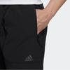 adidas Solid Color Logo Print Sports Fitness Long Pants Men Bottoms Black H39220