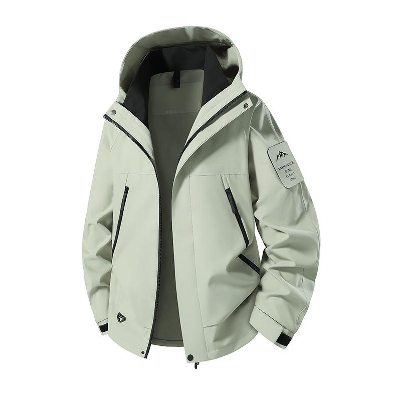 Mountain Windproof Waterproof Hooded Jacket for Outdoor Hiking and Climbing - Unisex