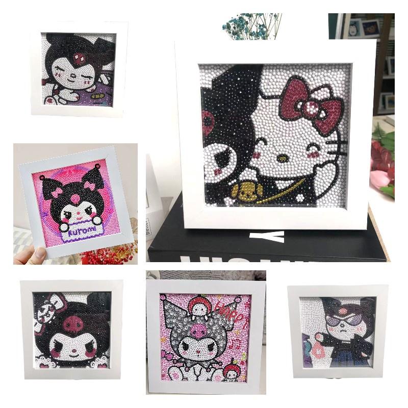 Neues Cartoon-PVC-Stick-Diamantgemälde mit Kunststoffrahmen Perfektes Geburtstagsgeschenk für Kinder und Erwachsene