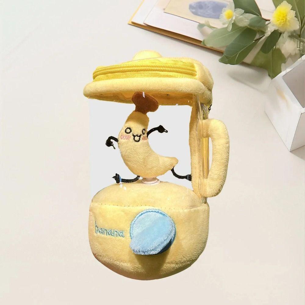 Cartoon Plush Fruit Juicer Toy Watermelon/Orange/Banana Plush Juicer Doll  Home Decor