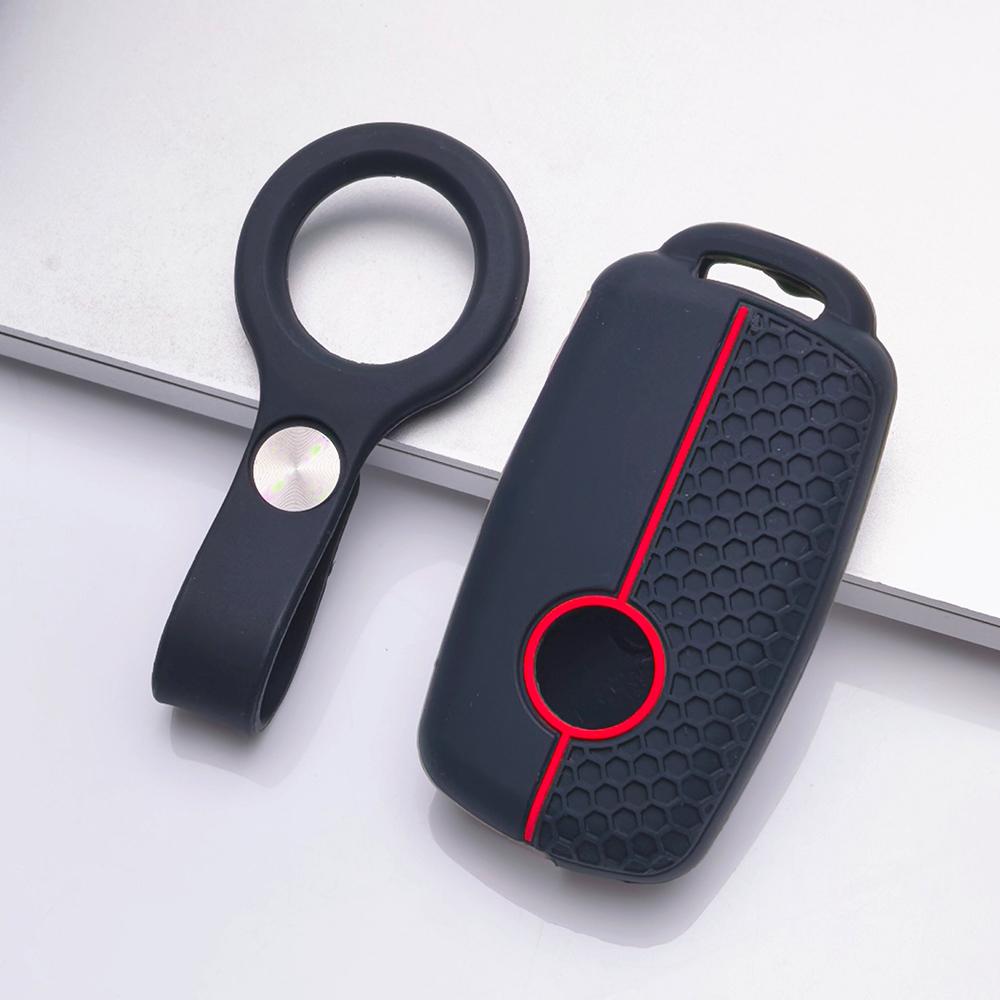 Key Fob Cover for Volkswagen Golf Polo Tiguan Passat Octavia Mk7 Mk2 Anti-Scratch Guard Shockproof Protection Soft Grip Texture Dust Resistant Cover