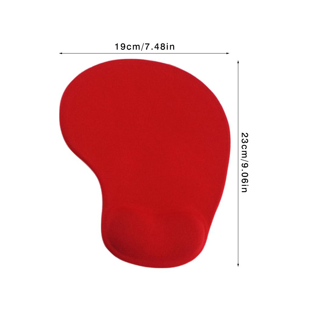 Mouse Mat Wrist Support Mice Pad Non-Slip Silica Gel Rest Mat Laptop