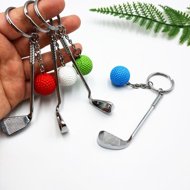 Golf Ball Key Chain Pendant: Add a Sporty Touch To Your Look! Perfect Gift for Golf Enthusiasts
