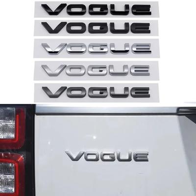 ABS Car Sticker Letters Emblem Rear Trunk Badge for  VOGUE EVOQUE Discovery Range Rover Defender Freelander