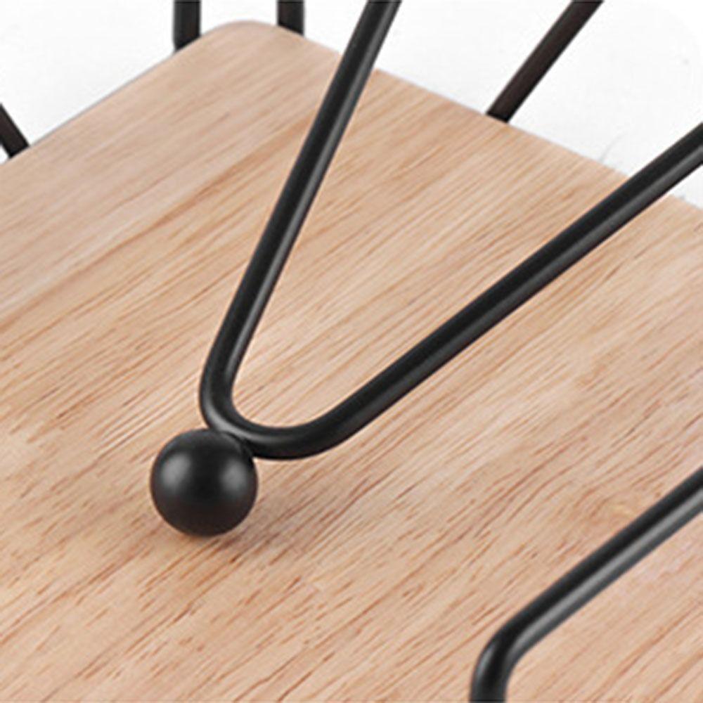 Square Paper Towel Dispenser Metal Serviette Holder Reusable Napkin Stand Rack  for Dining Table