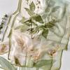 Écharpe en Soie d'Été Légère avec Protection Solaire Douce pour la Peau Polyvalente Lily Écharpe en Soie Georgette pour Dames Écharpe en Gaze