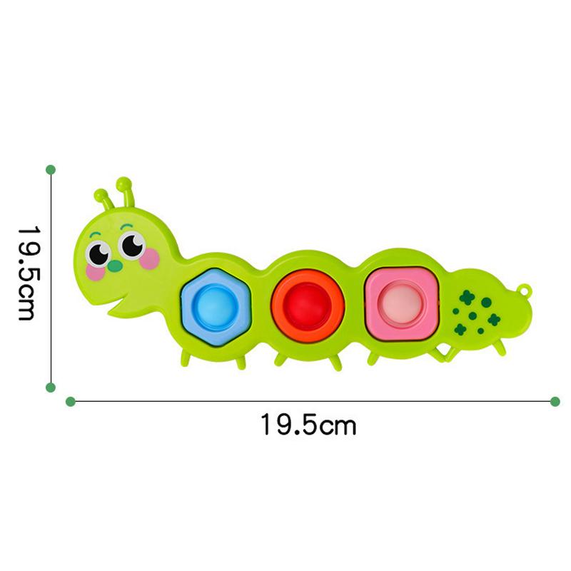 

Montessori Magnetic Caterpillar Puzzles Children S Plaything Color Shape Matching Logical Thinking Training Game Board Game For Kids