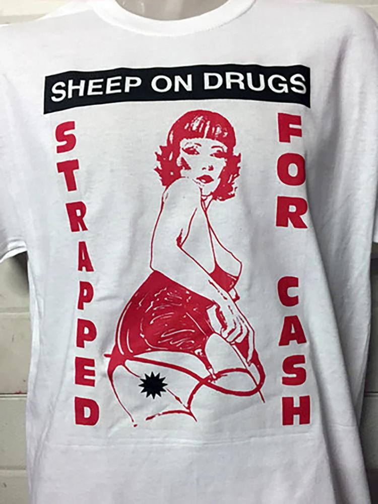 

Sheep on Drugs Band Strapped For Cash FULL SIZE S-5XL SS1011 Unisex T-Shirt XXXL
