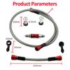 Motorcycle Brake Hose AN3 Aluminum Alloy Braided Brake Line for ATV Pit Dirt Street Racing Bike
