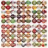Glass Spice Container 100 Ml 48 Pcs + 180 Stickers