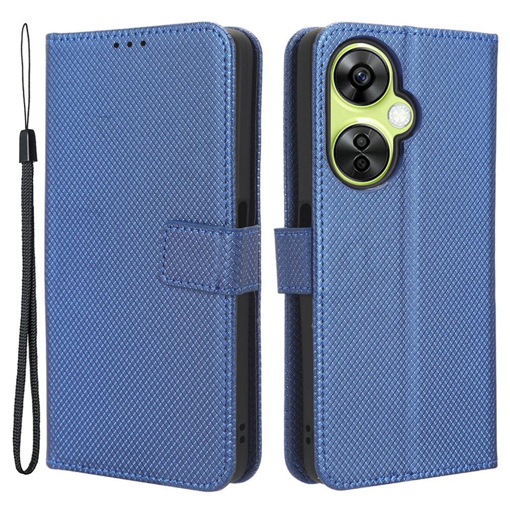 For OnePlus Nord CE 3 Lite 5G/Nord N30 5G Phone Case Wallet Stand Diamond Texture Phone Leather Cover
