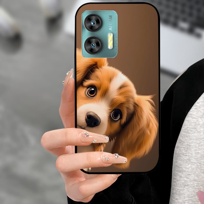 

For Oukitel C36 Case Cute Funda Full Coverage Bumper Soft Texture Shockproof Phone Back Covers for Oukitel C36 / C35 Black Shell Oukitel C36