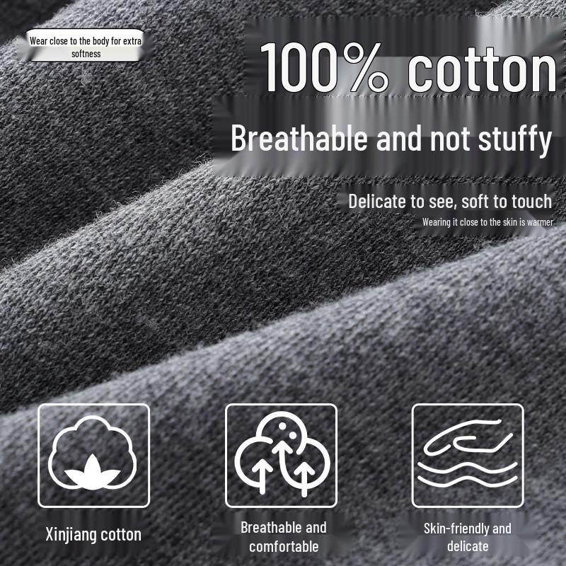 Ανδρικό Θερμοεσώρουχο Σετ 100% Βαμβακερό