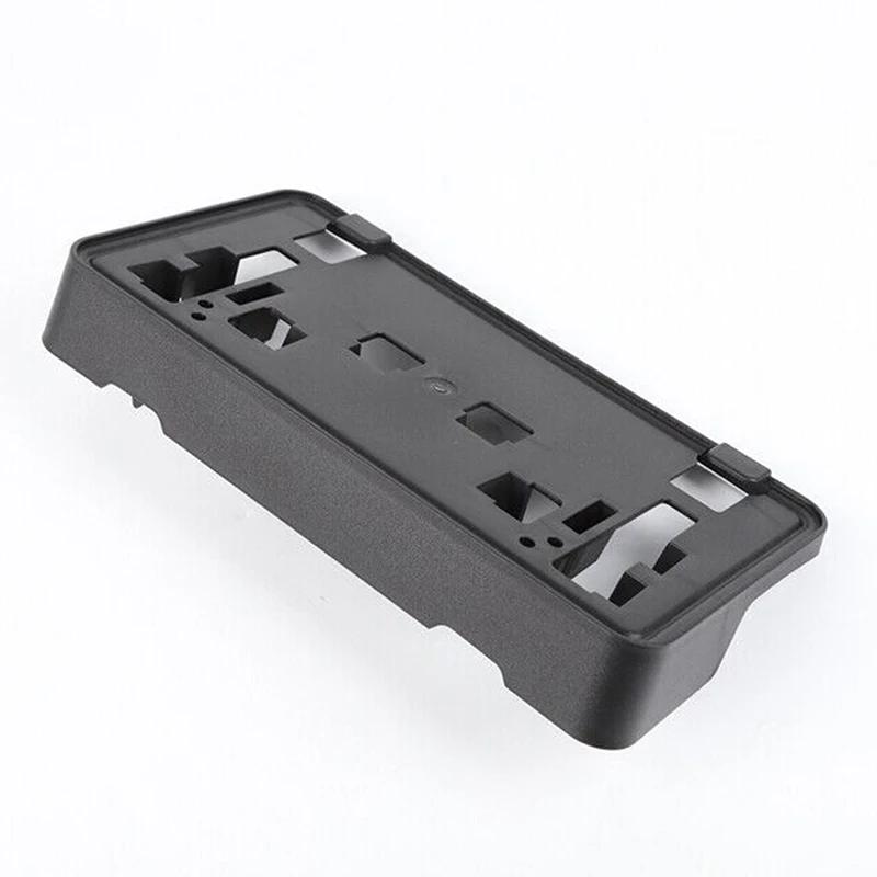 Black Car Front Bumper License Plate Mount Bracket Holder For Ford F150 F-150 2.7L 3.0L 3.5L V6 (Except Raptor) 2021 2022 2023